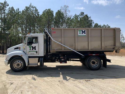 Truck with 20 Yard Dumpster