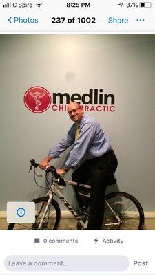 No Appointment Needed. At Medlin Chiropractic you can walk in or ride in.