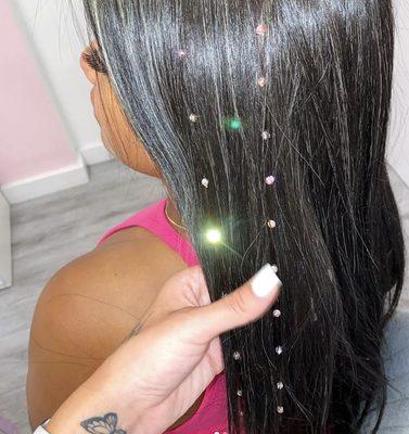 Swarovski Hair Extensions