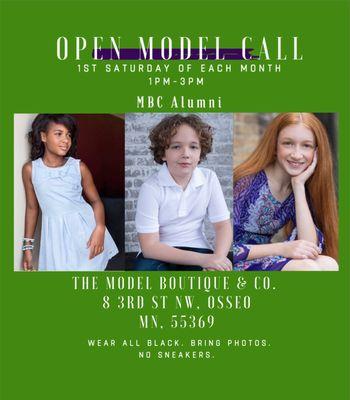 OPEN MODEL CALL for KIDS this Saturday MAY 4, 2019 from 1-3pm #kidmodelserch #kidscasting