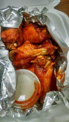 Wings with honey blaze