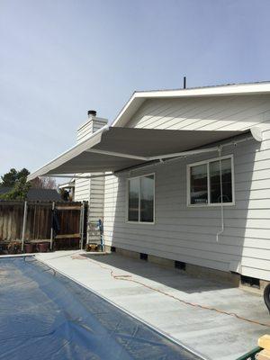 Silica Stone Retractable Awning