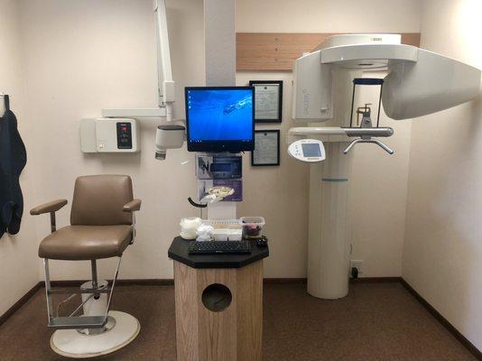 3D scan and xray room.