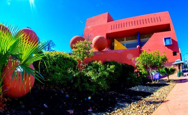 The Central Library and home of the BookCellar.
 
 Located on the lower level beside the interior patio.  Photo by Ed DeLeon