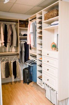 Men's walk-in closet