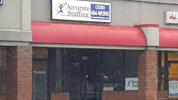 Accurate Staffing is located in the Everhard Plaza on Everhard Road NW