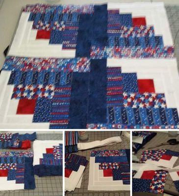 Custom Quilt designing available for memory, wedding and T-Shirt quilt.