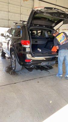 After repairs I got my car cleaned inside and out upon pick up from Impact Auto Body