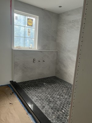 Tile installation  60x30