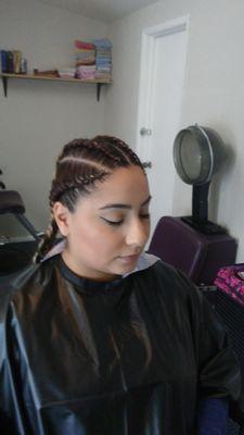 Feed in braids