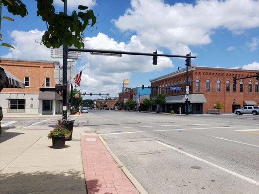 Looking Northeast on Clinton St. in Downtown Defiance