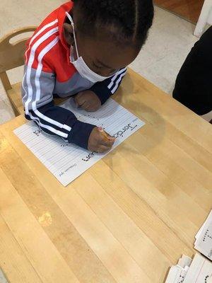 Early Writing Fine Motor Skills