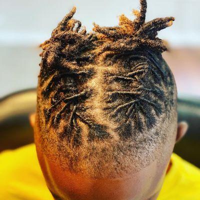 Faded Sides and Loc Retwist and Style