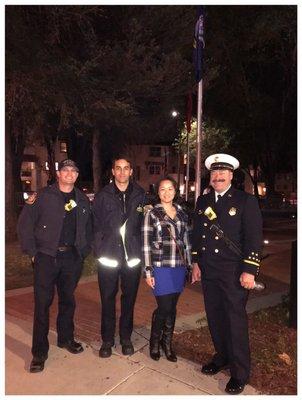 Me & Santa Clara first responders...