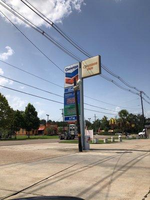 A Chevron based gas station