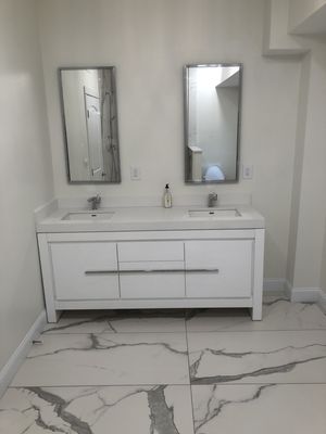 Custom bathroom vanity