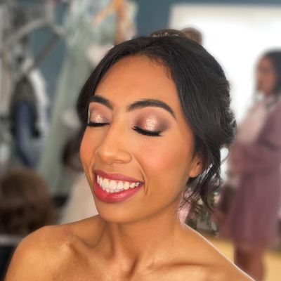 Bridal Halo Eye with a Glitter Pop!