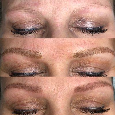 Microblading: Before, After and Healed