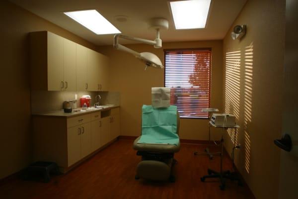 comfortable medical treatment rooms