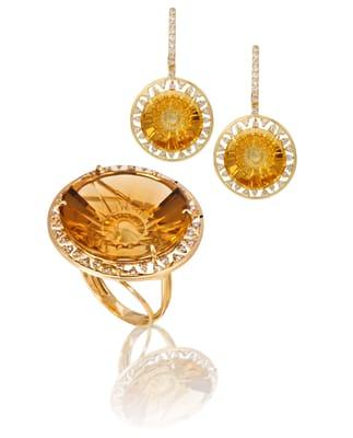 Fine Designer18k Gold, Diamond & Precious Stones.
Solar Collection