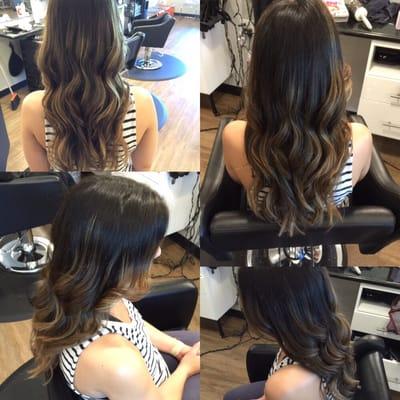 Balayage hilights