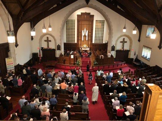 Worship at FUMC Westfield