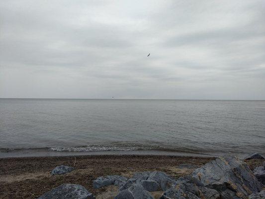 A rainy day at the beach is still a day at the beach!