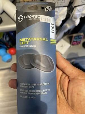 Metatarsal lift pads at a "lifted" price.