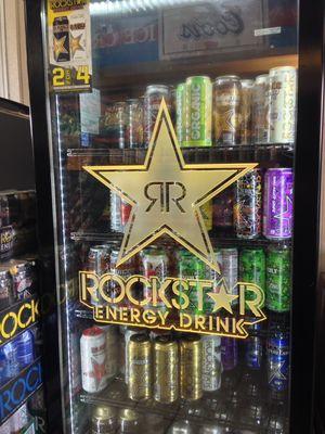 Huge selection of energy drinks to get your day going!