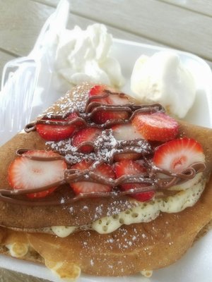 Crepa de Nutella con fresas