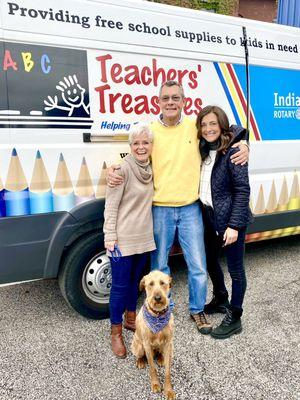 Repro Graphix prides themselves in giving back to the community - even with their shop dog, Cooper!