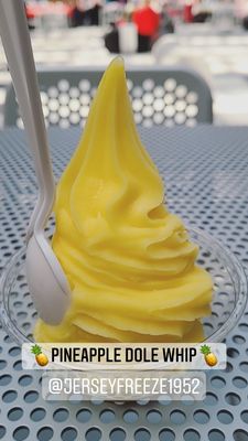 Pineapple Dole Whip at Jersey Freeze Bell Works!