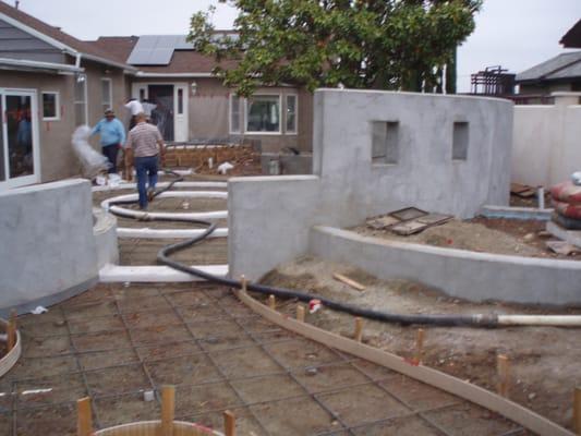 for pumping patios,footing,foundations,grout walls,driveways