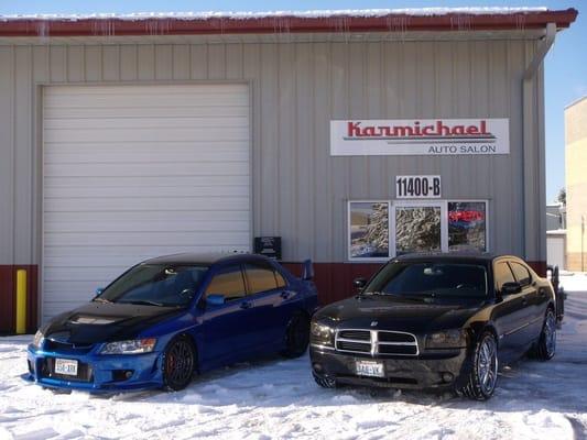 Our Shop in Mukilteo. Snow of 2009!