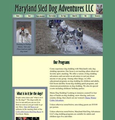 Maryland Sled Dog Adventures