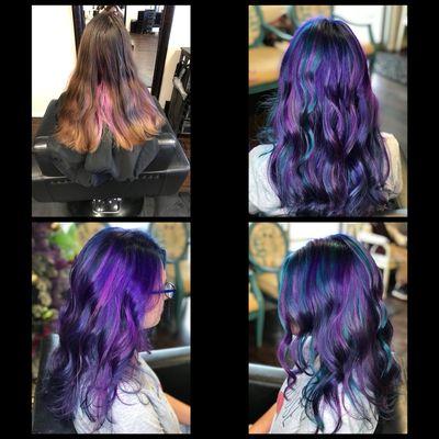 Fantasy Color Hair Services