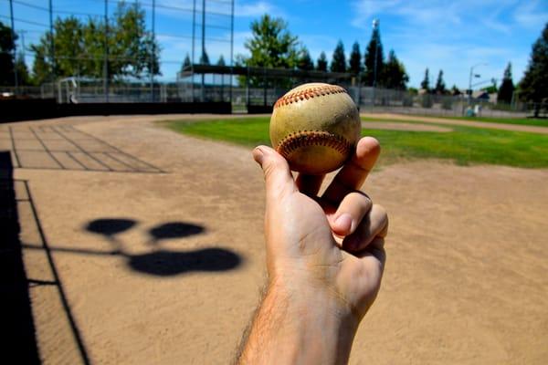 Play Ball! One of the many baseball diamonds at the Mahany Regional Park in Roseville, CA