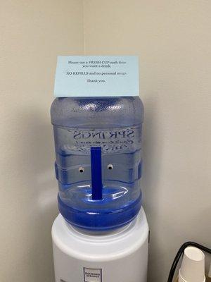 Cute water cooler touch