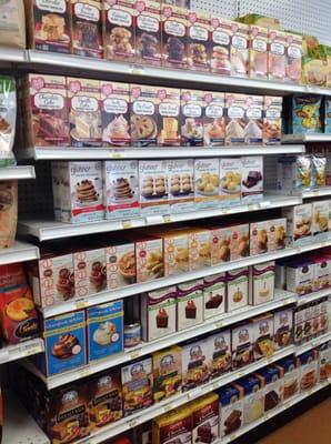 Lots of baking mixes