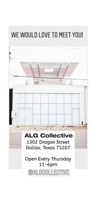 ALG Collective is a working artist studio and showroom.in the Dallas Design District.