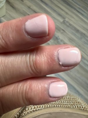 Terrible gel manicure