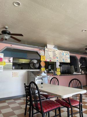 Inside of restaurant