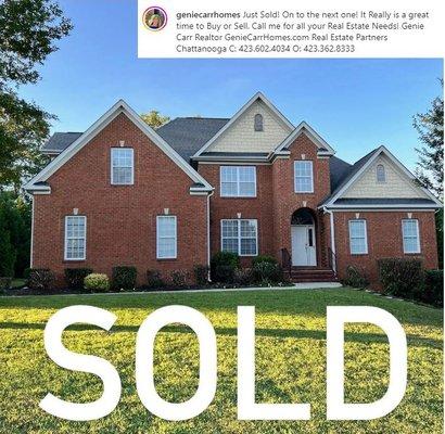 I just love those four letters because it means I have helped someone realize a dream come true!  SOLD! #Realtor