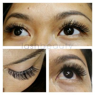 Volume lashes for Asian eyes