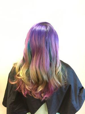 Double process color melt