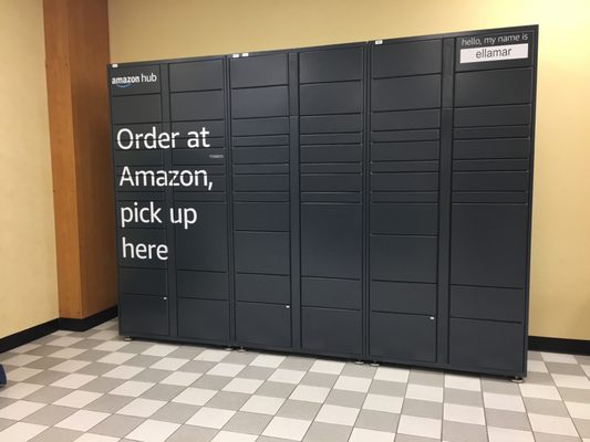 Amazon locker at this Quick Chek location.