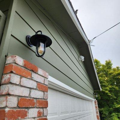 Outdoor light sconces and new motion sensor LED light