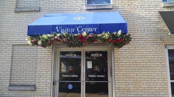 Can't miss this center.  Just look for the bright blue awning!