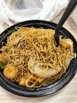 Hong Kong Noodles with Shrimp