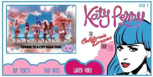 Interactive Media Campaign for Katy Perry Tour